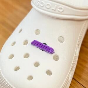 🐊 3 / $10 🐊 Purple Mama Croc Jibbitz Shoe Charm